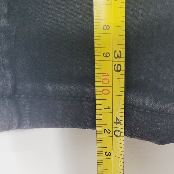 Jeaniologie Women's Black Cotton Blend Regular Rise Jegging Skinny Jean Size 12 - Picture 10 of 13